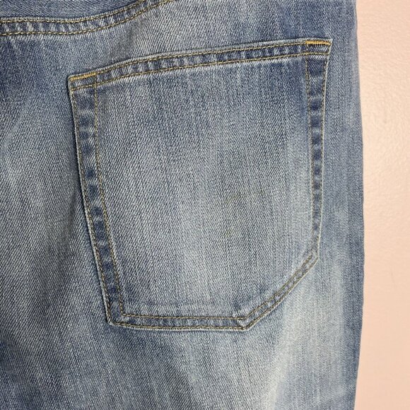 J Crew The Sutton Jeans Mens 35 X 32 Blue Slim Straight Light Wash - Picture 6 of 7
